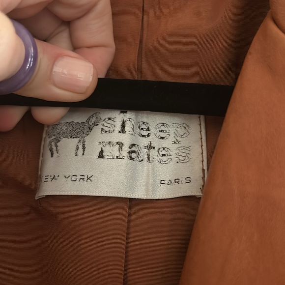 COPY - Vintage leather trench coat. - Picture 3 of 8